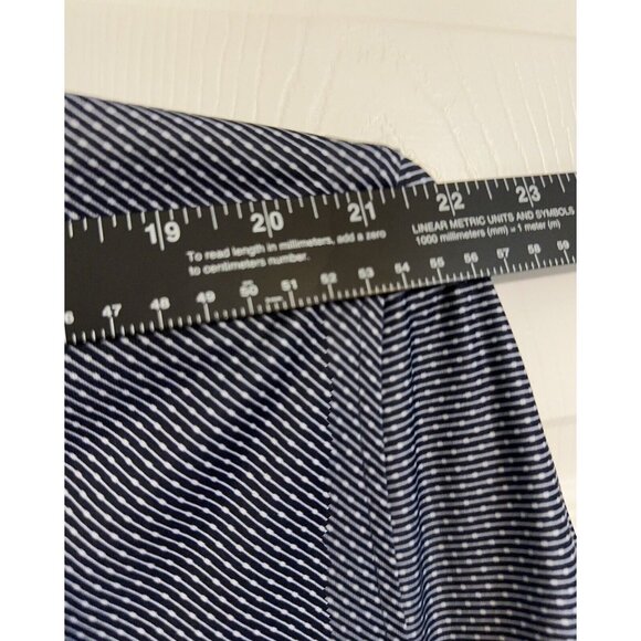 Walter Hagen 11 Majors Men's Golf Polo Shirt SZ XXL Navy Blue Small White Stripe - Picture 6 of 10